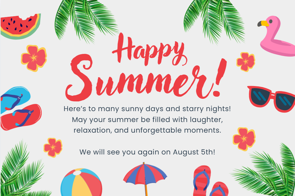 Happy Summer!