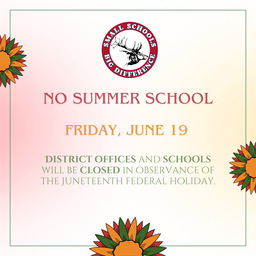 District Office Closed on June 19