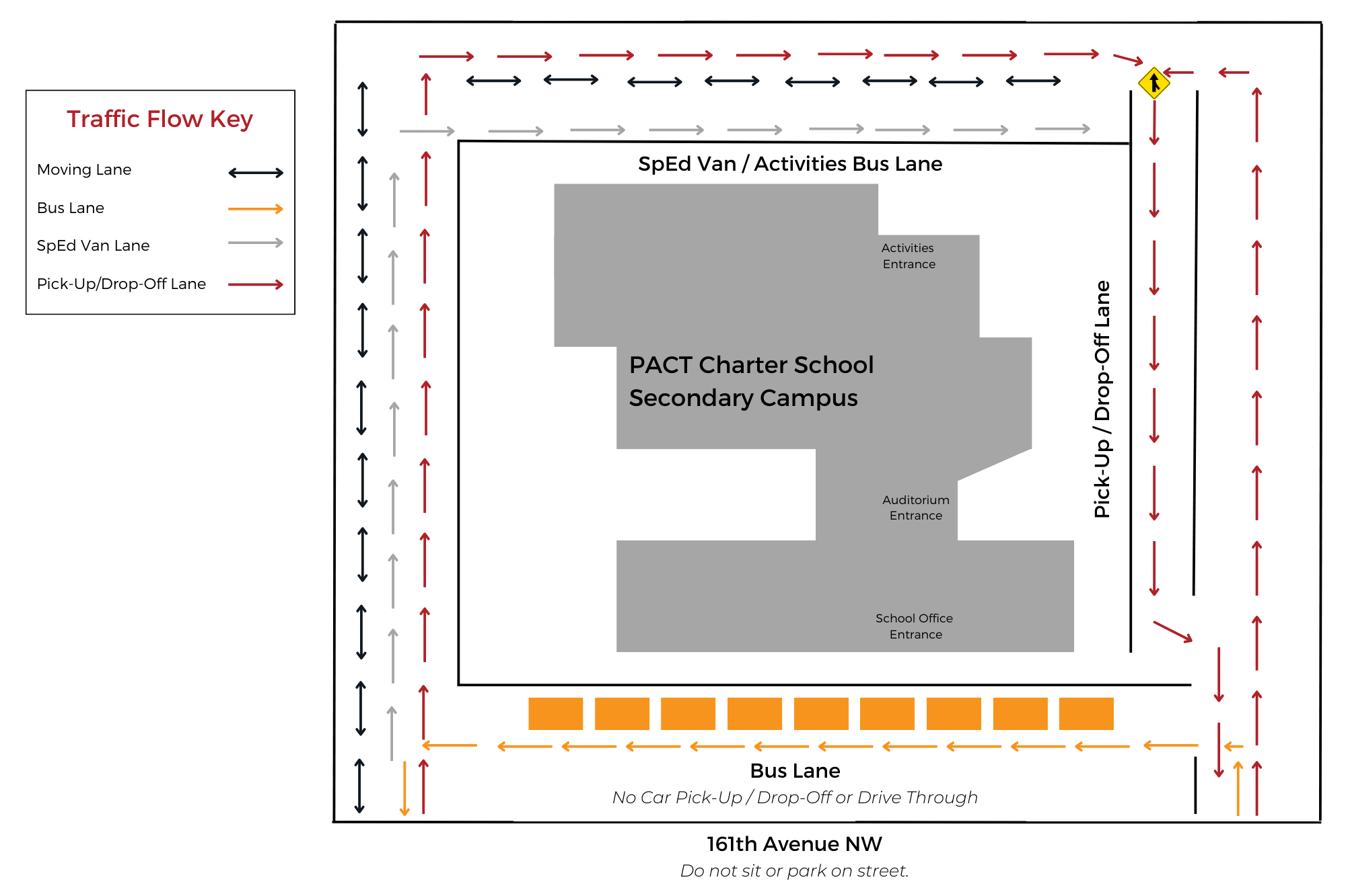 Important Traffic & Parking Reminders – Secondary Campus