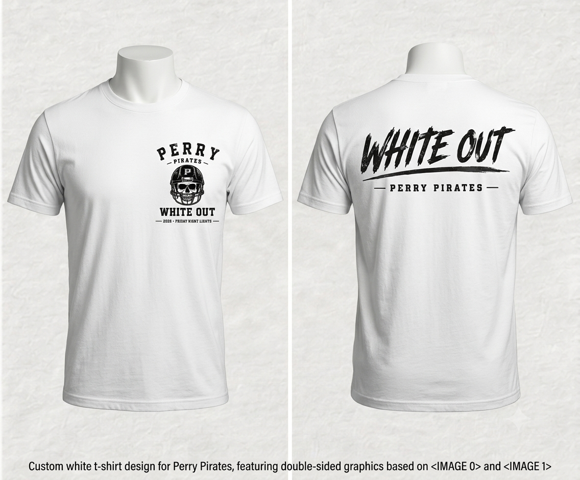 Student Section White Out Shirts