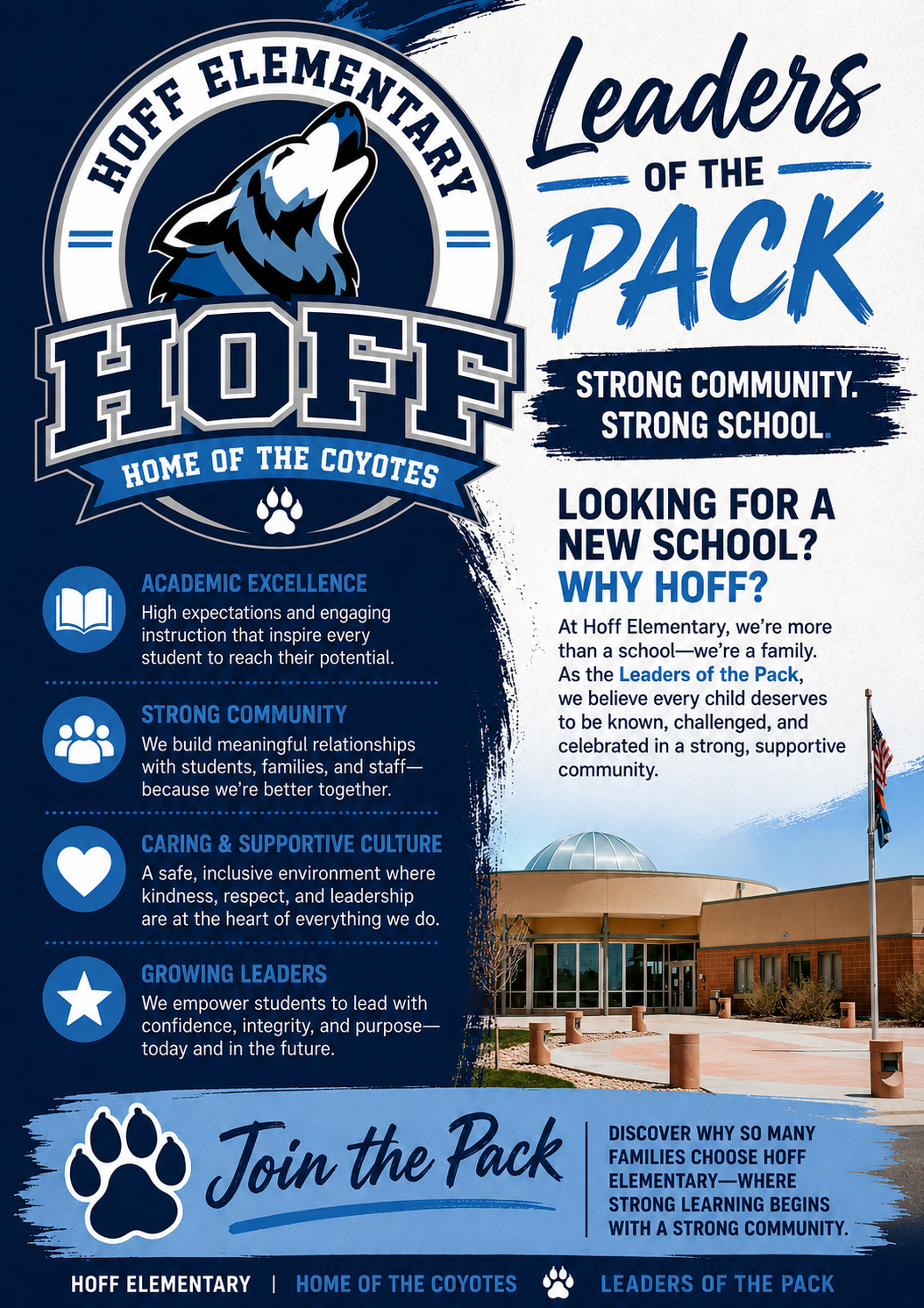  Strong School, Strong Community!