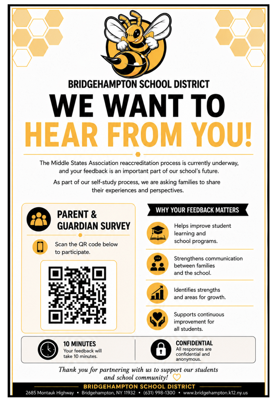 🐝 Bridgehampton School District Wants to Hear From You! 🐝