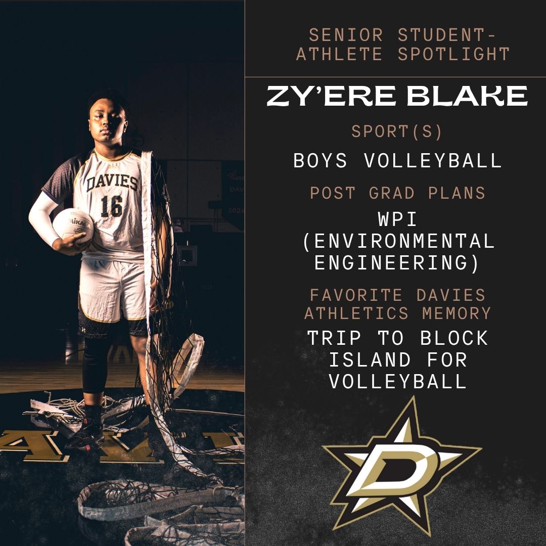 Senior Student-Athlete Spotlight: Zy'ere Blake