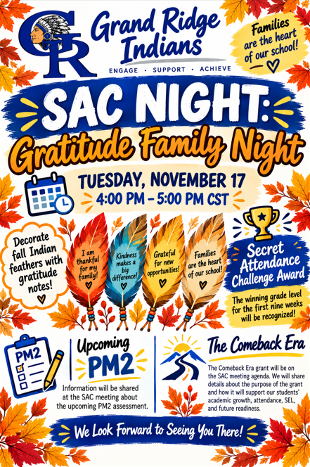 GRATITUDE FAMILY NIGHT! 