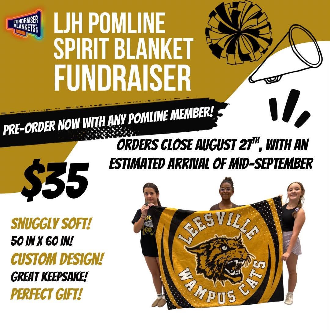 LJH Pomline Spirit Blanket Fundraiser!