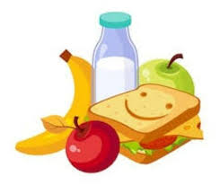 A healthy lunch with a sandwich, fruit, and milk.