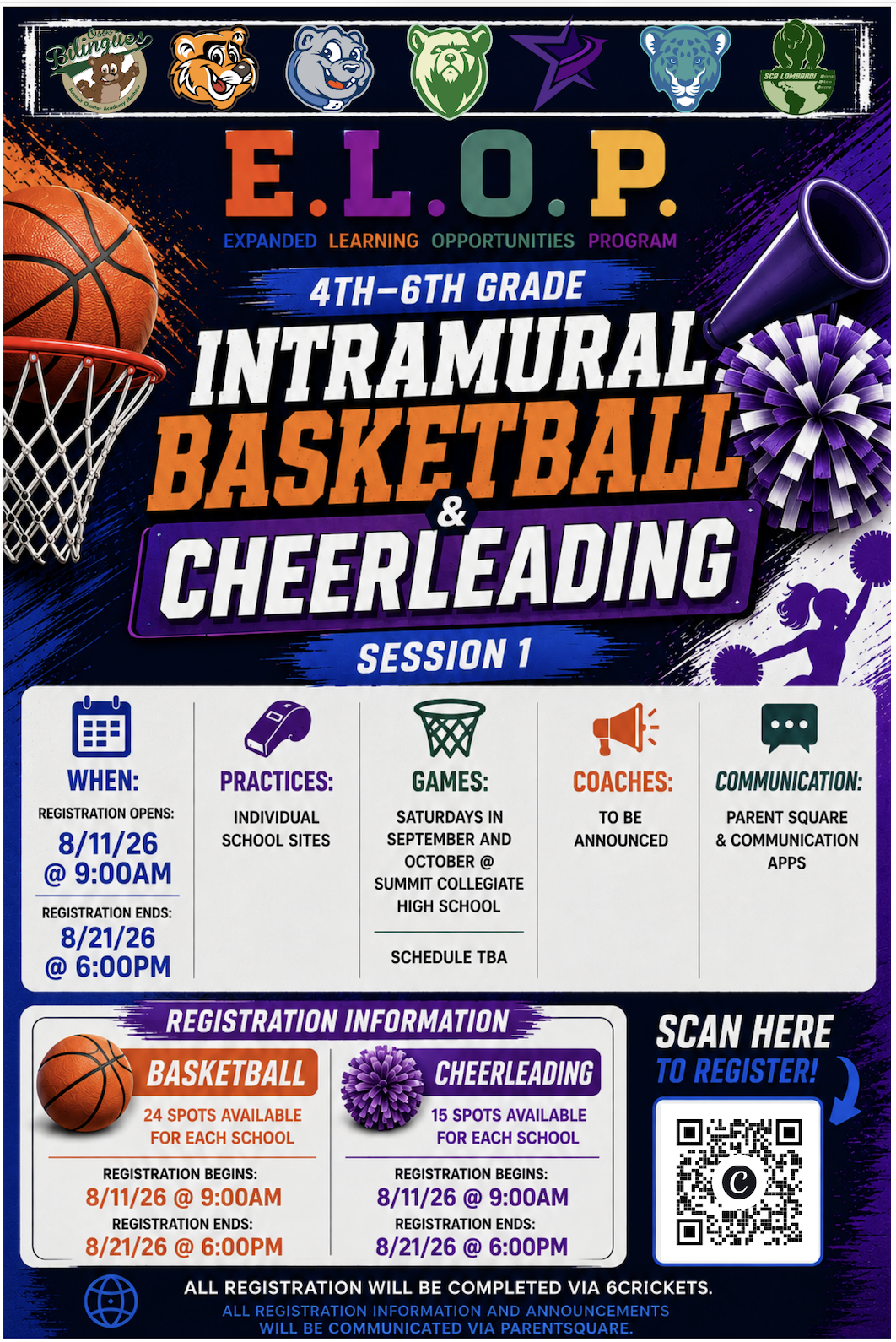 ELOP Basketball and Cheer
