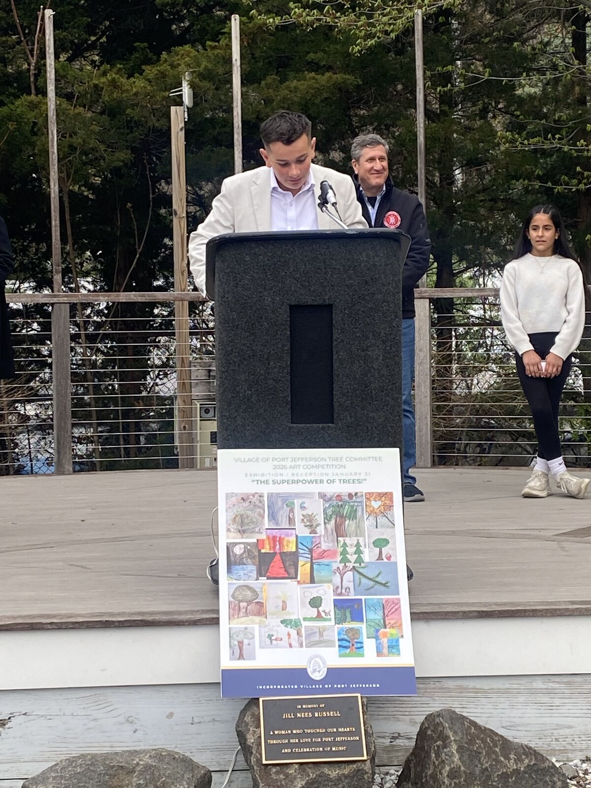 Port Jefferson Students Honored at Village Arbor Day Celebration