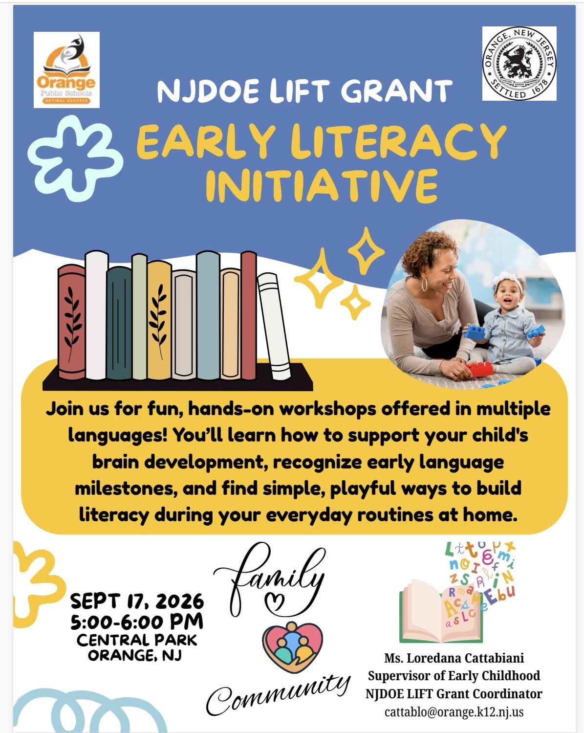 NJDOE Lift Grant Early Literacy Initiative
