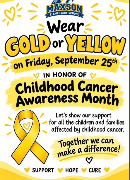 Wear anything Gold or Yellow