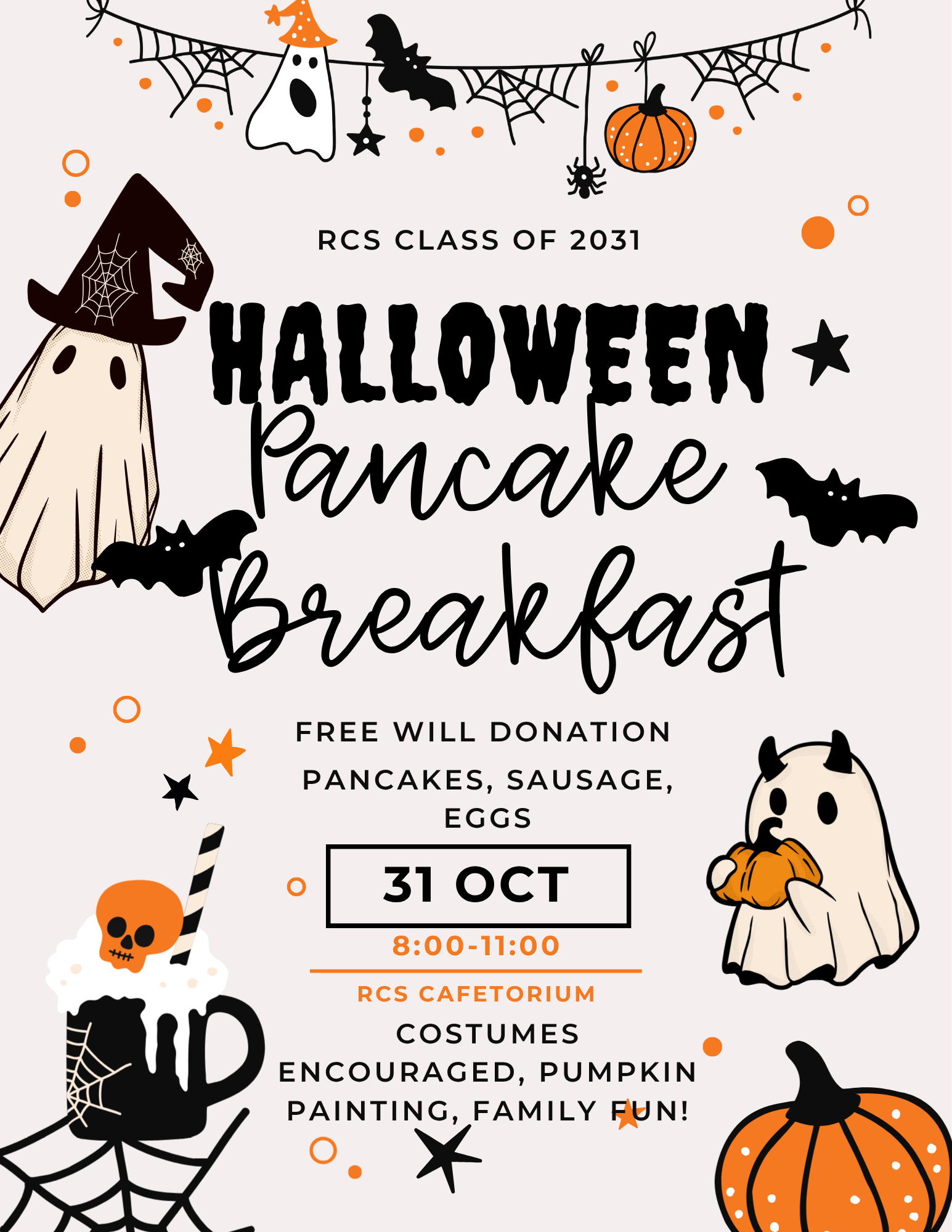 Halloween Pancake Breakfast