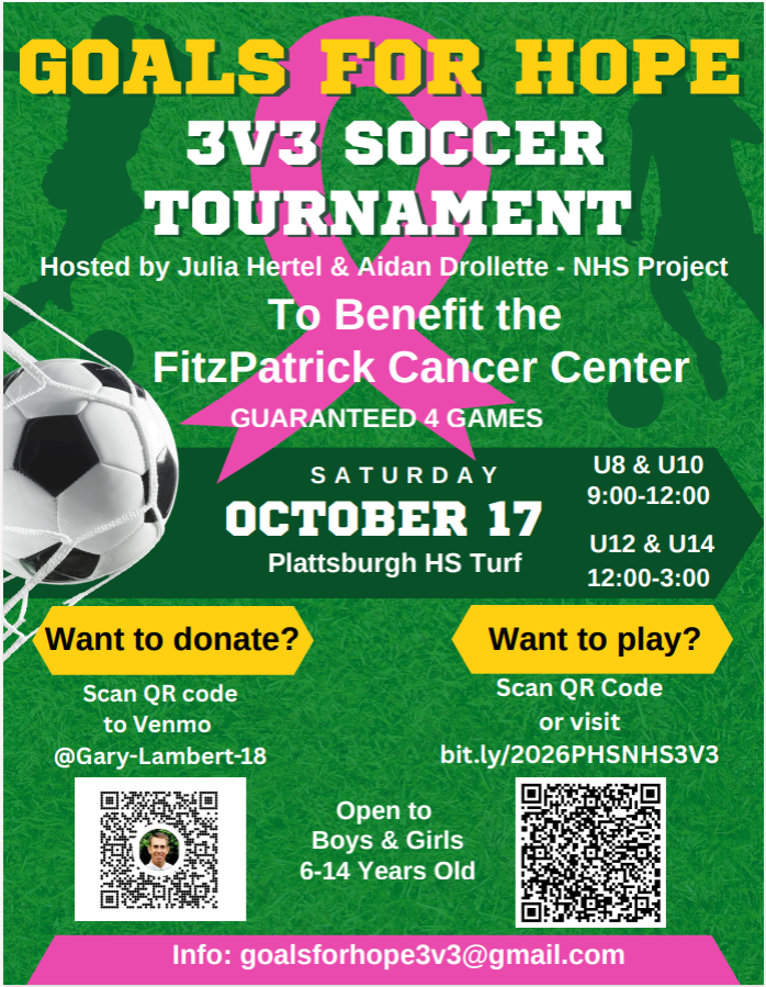 GOALS FOR HOPE 3v3 BENEIFT TOURNAMENT