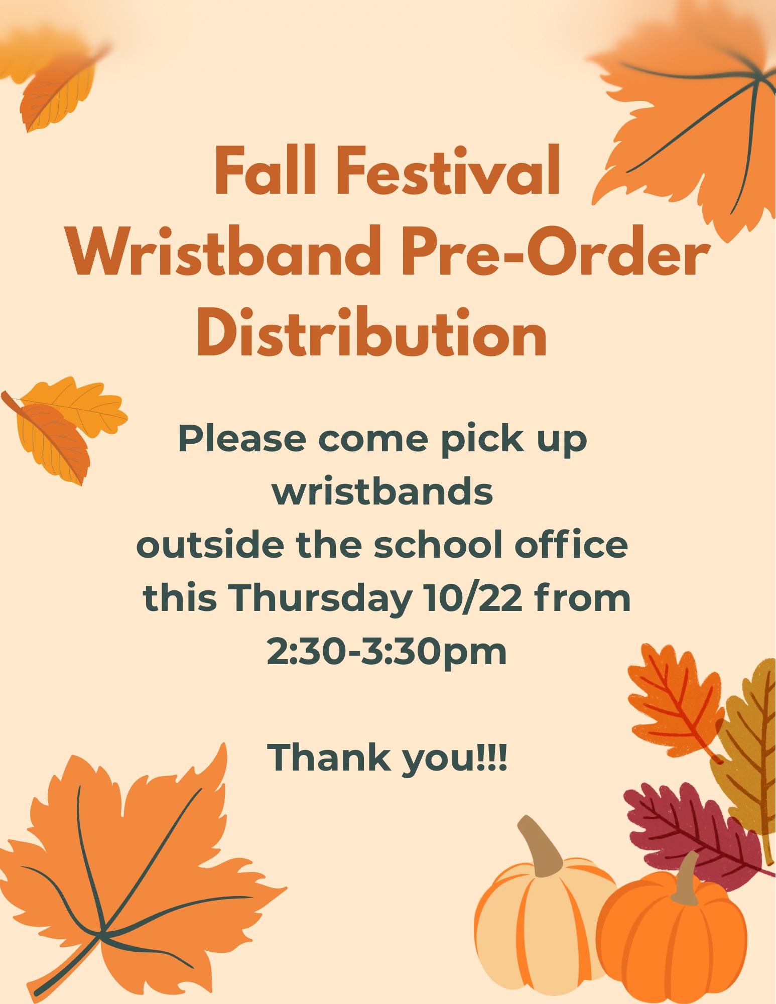 Wristband Distribution