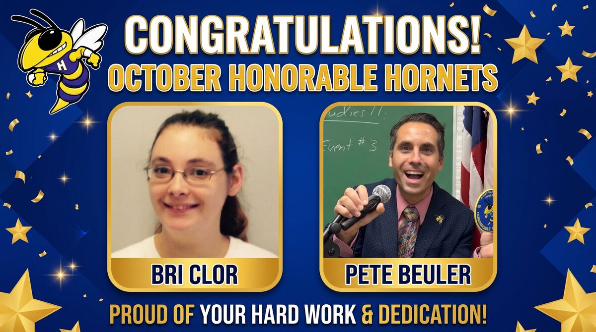October Honorable Hornets
