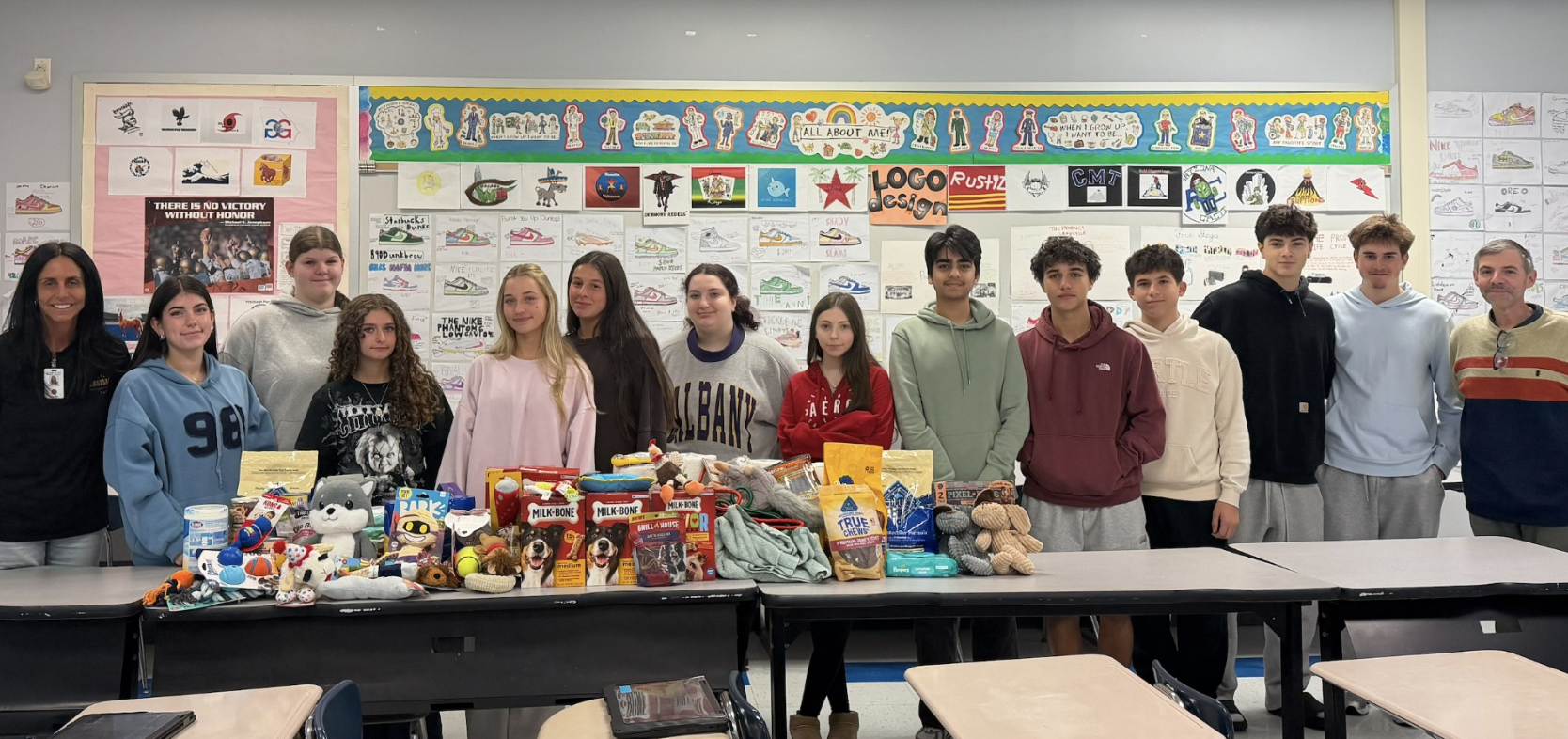Sachem East Business & Marketing Honor Society Supports Carol’s Senior Pet Sanctuary