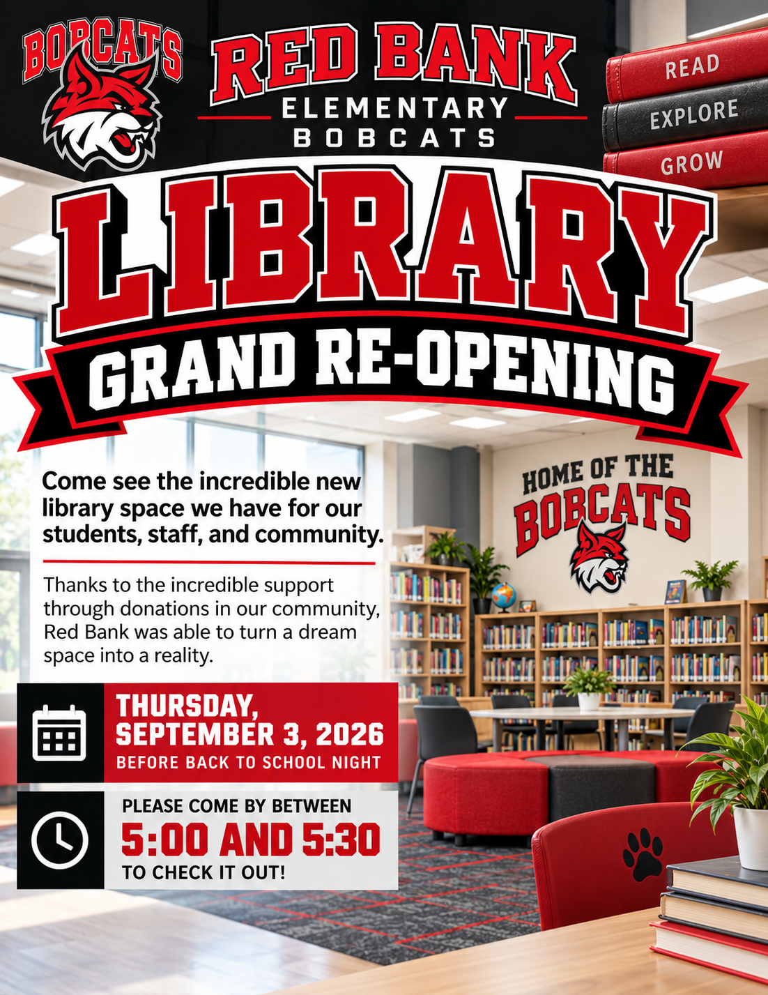 We are so excited...Please Join Us! 