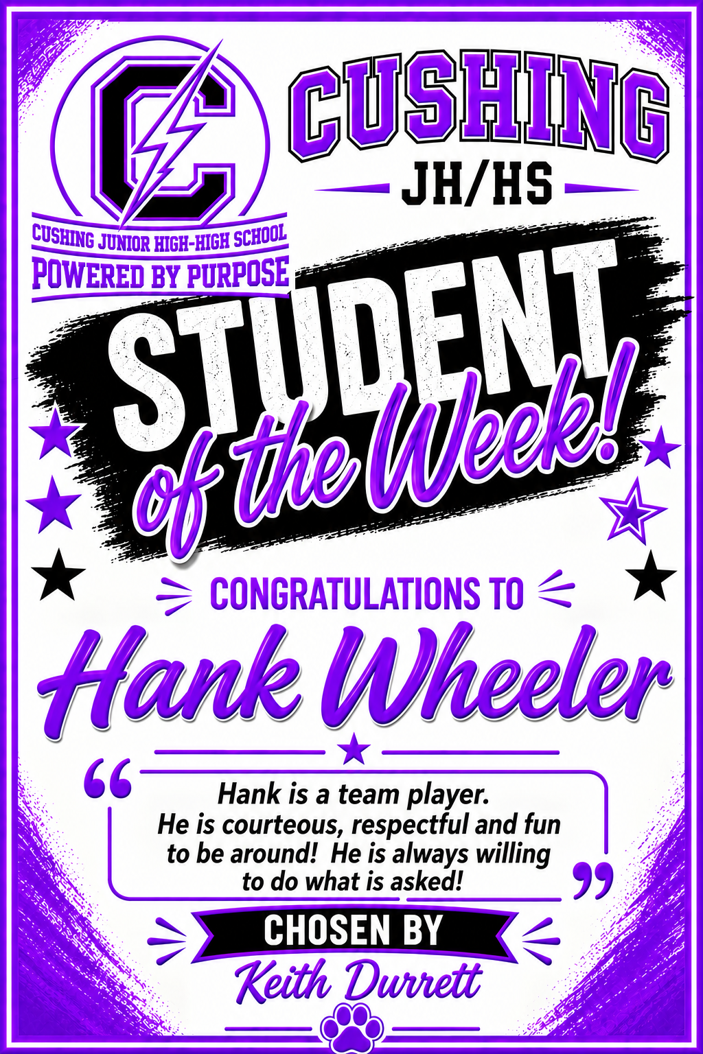 Students of the Week