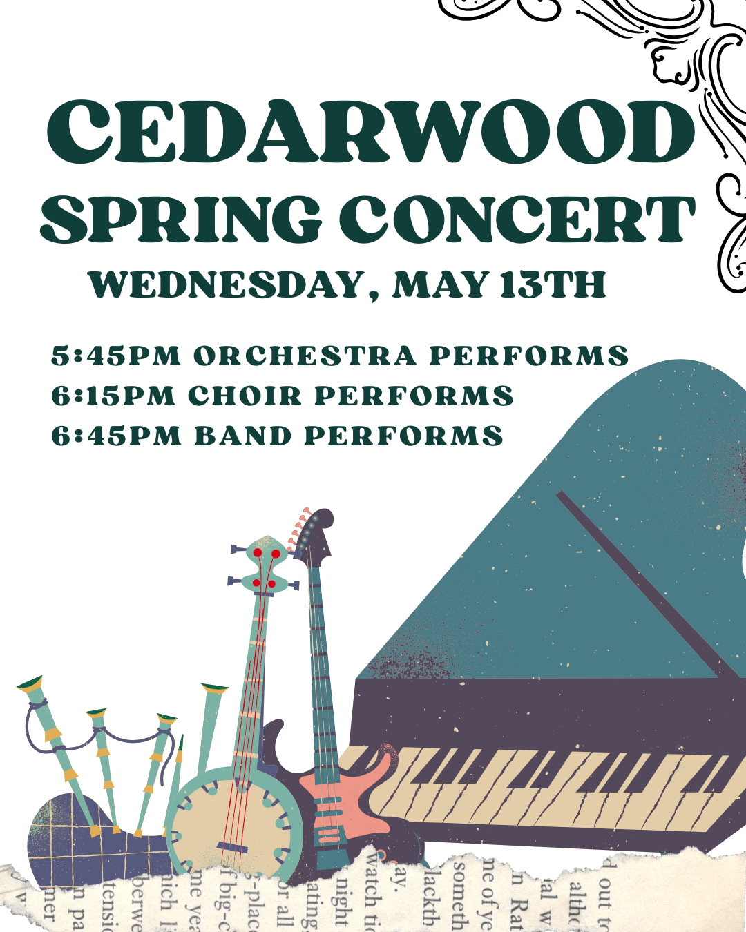Cedarwood Spring Concert 