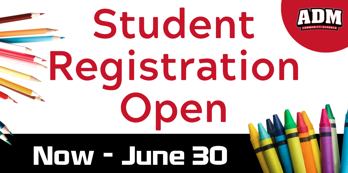 2026-27 Student Registration Open Now Through June 30th