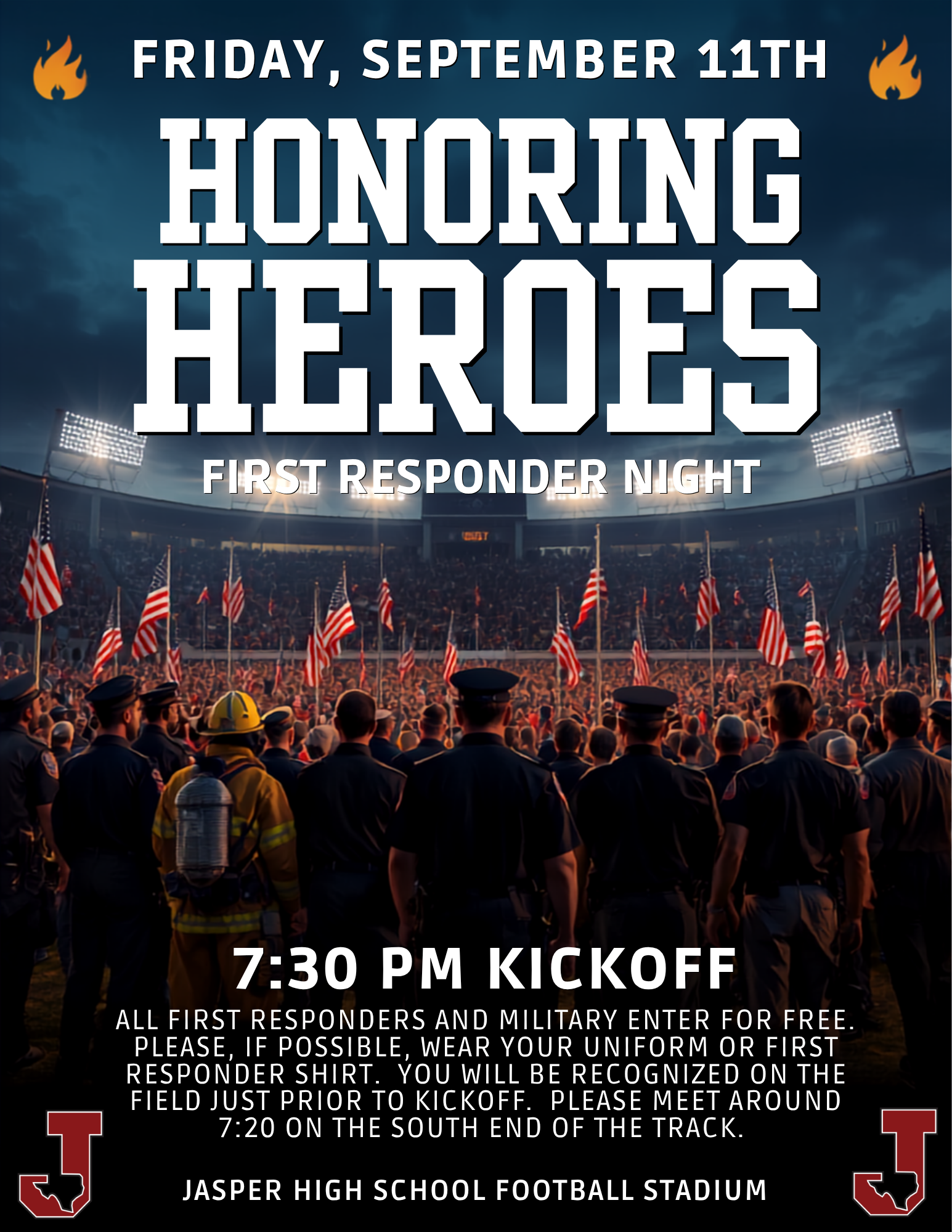 Jasper ISD honors First Responders