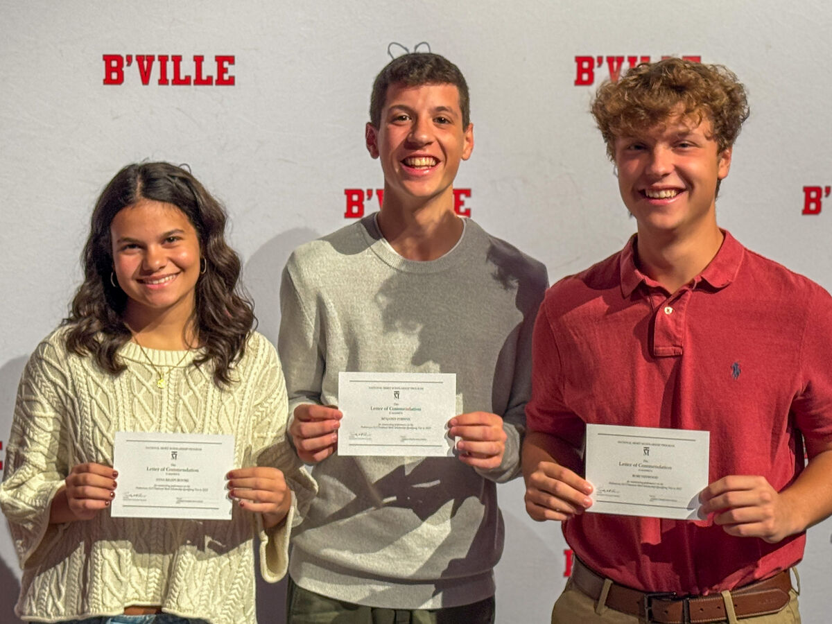 3 members of the Class of 2027 named National Merit Commended Students