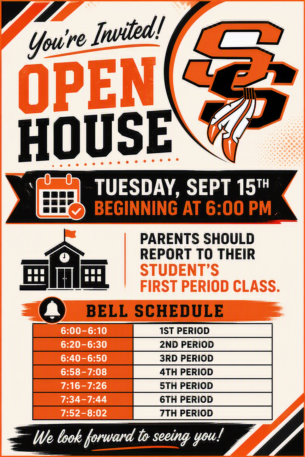 Seminole High School Open House - Tues., Sept 15th