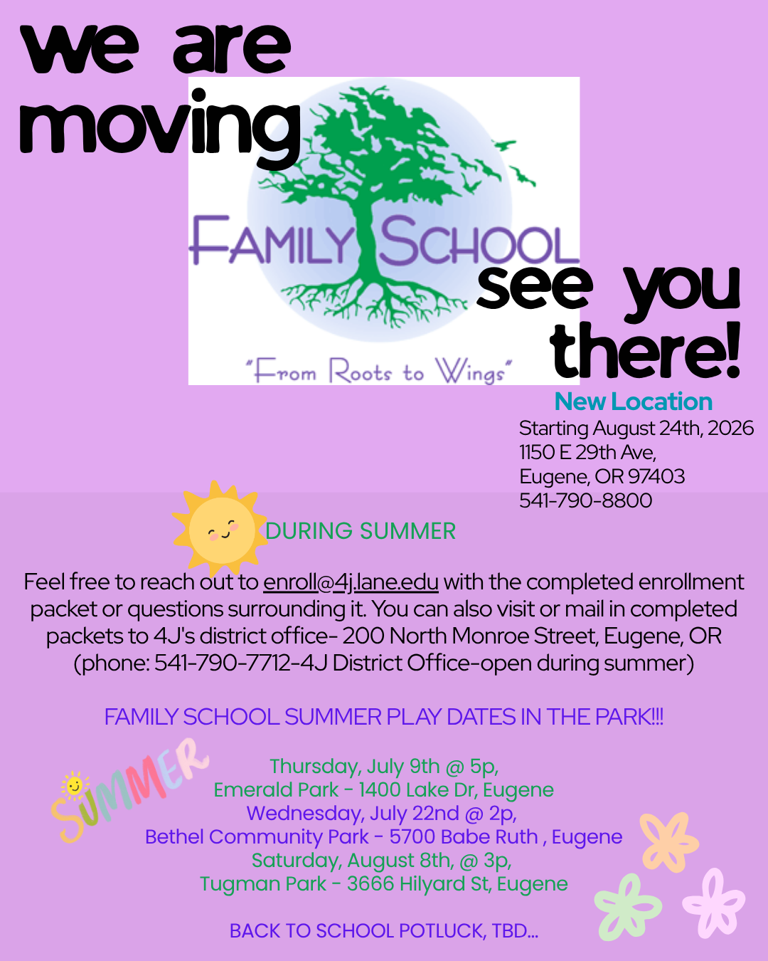 Crest Drive office closing-Ms. Brittany signing off for summer! 