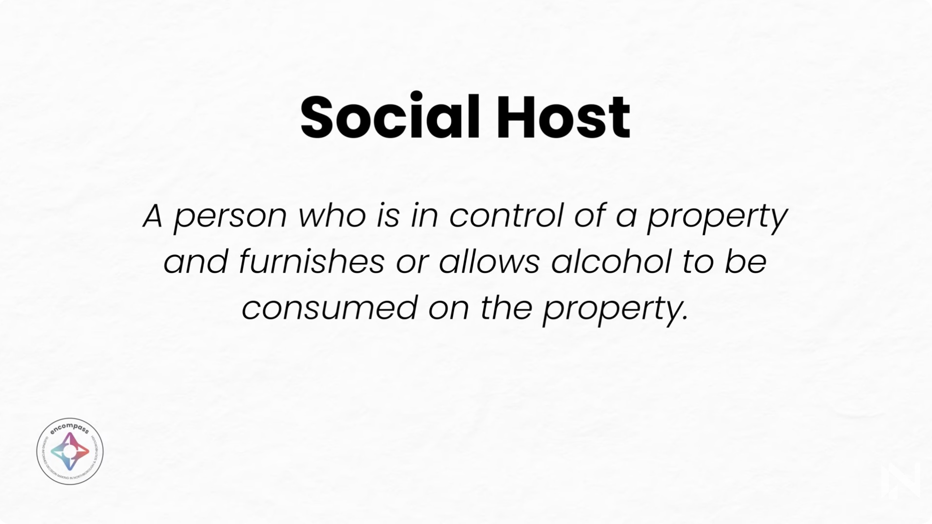 Social Hosting Law Overview