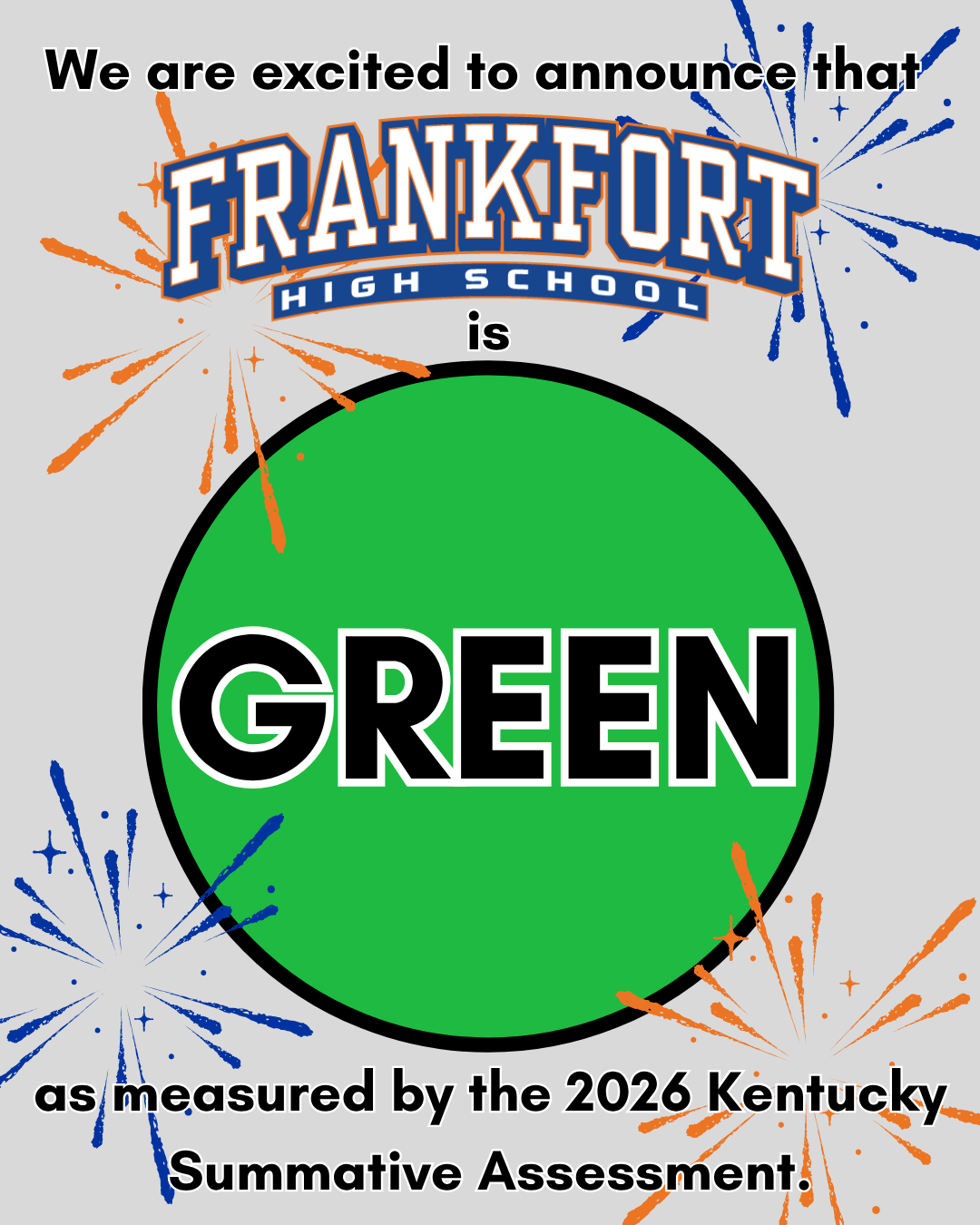 Congrats to FHS! 