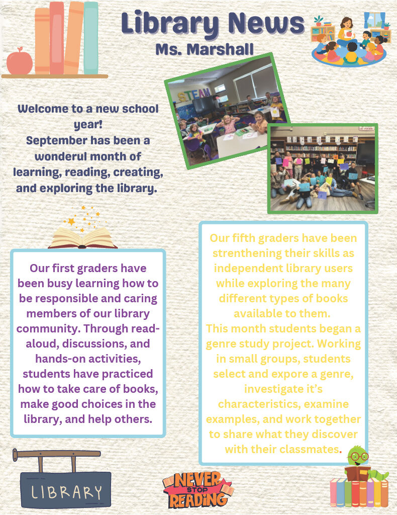 GCCS Good News: Library Update