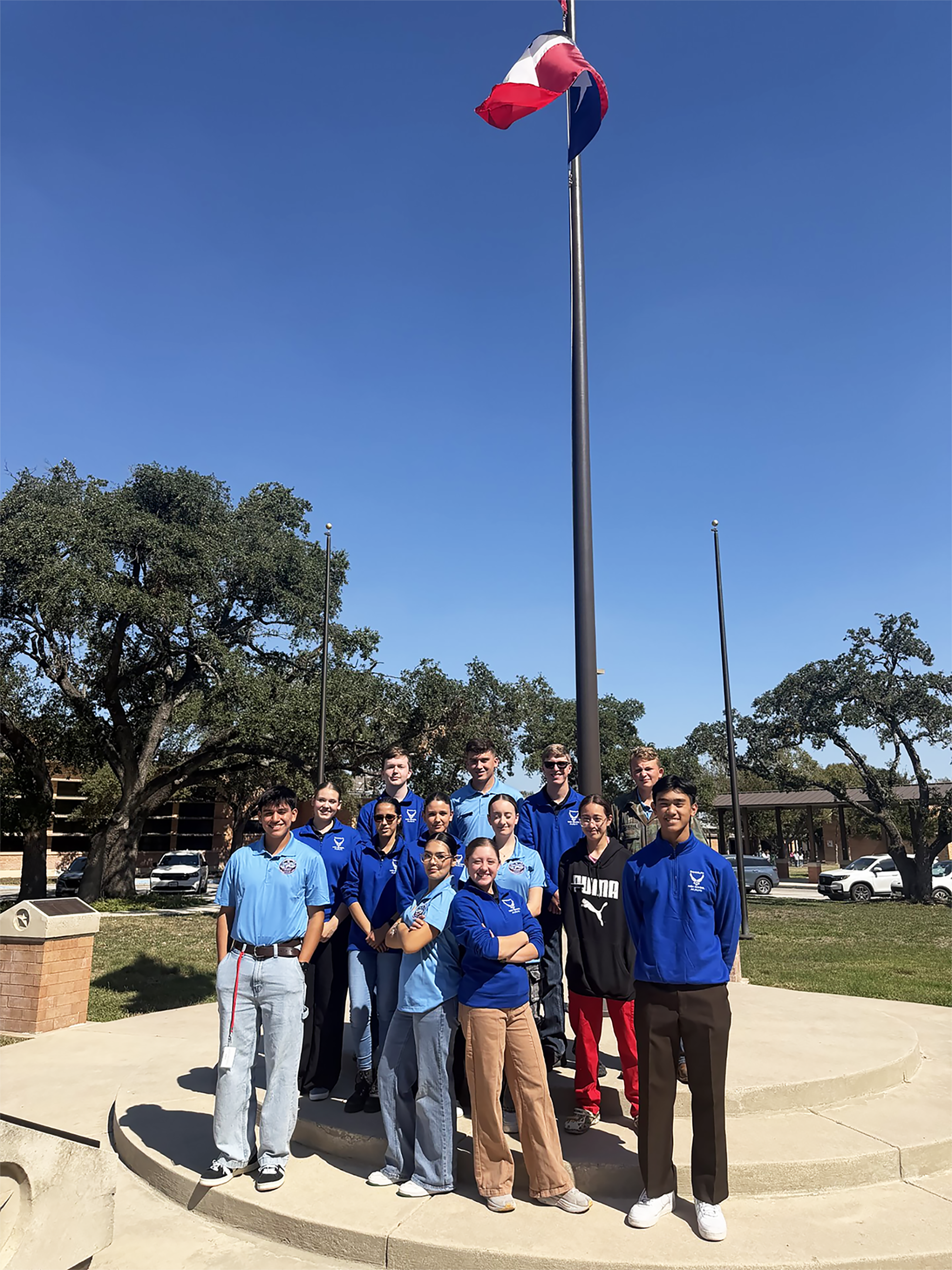✈️ Building Connections Across JBSA Stacey AFJROTC Hosts Randolph High School Cadet Leadership 🤝