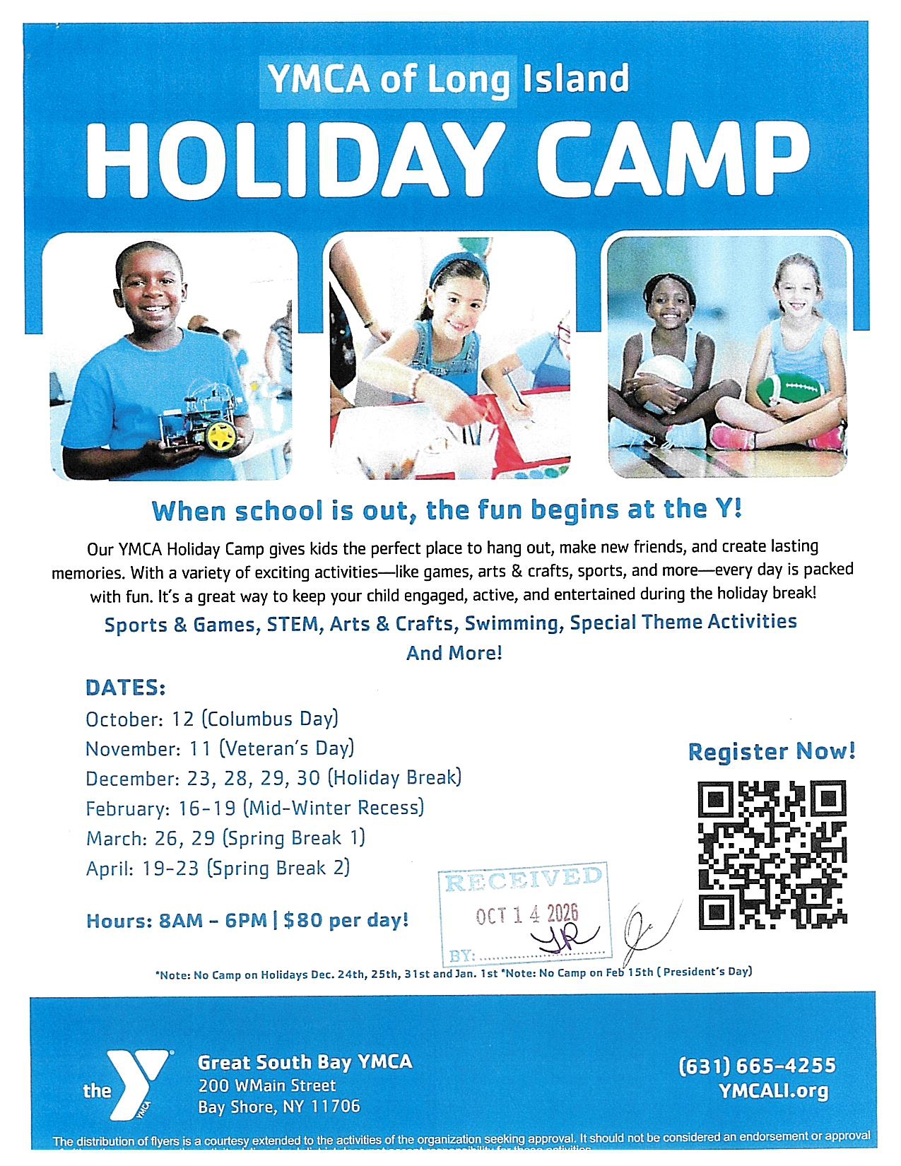 Holiday Camp at YMCA