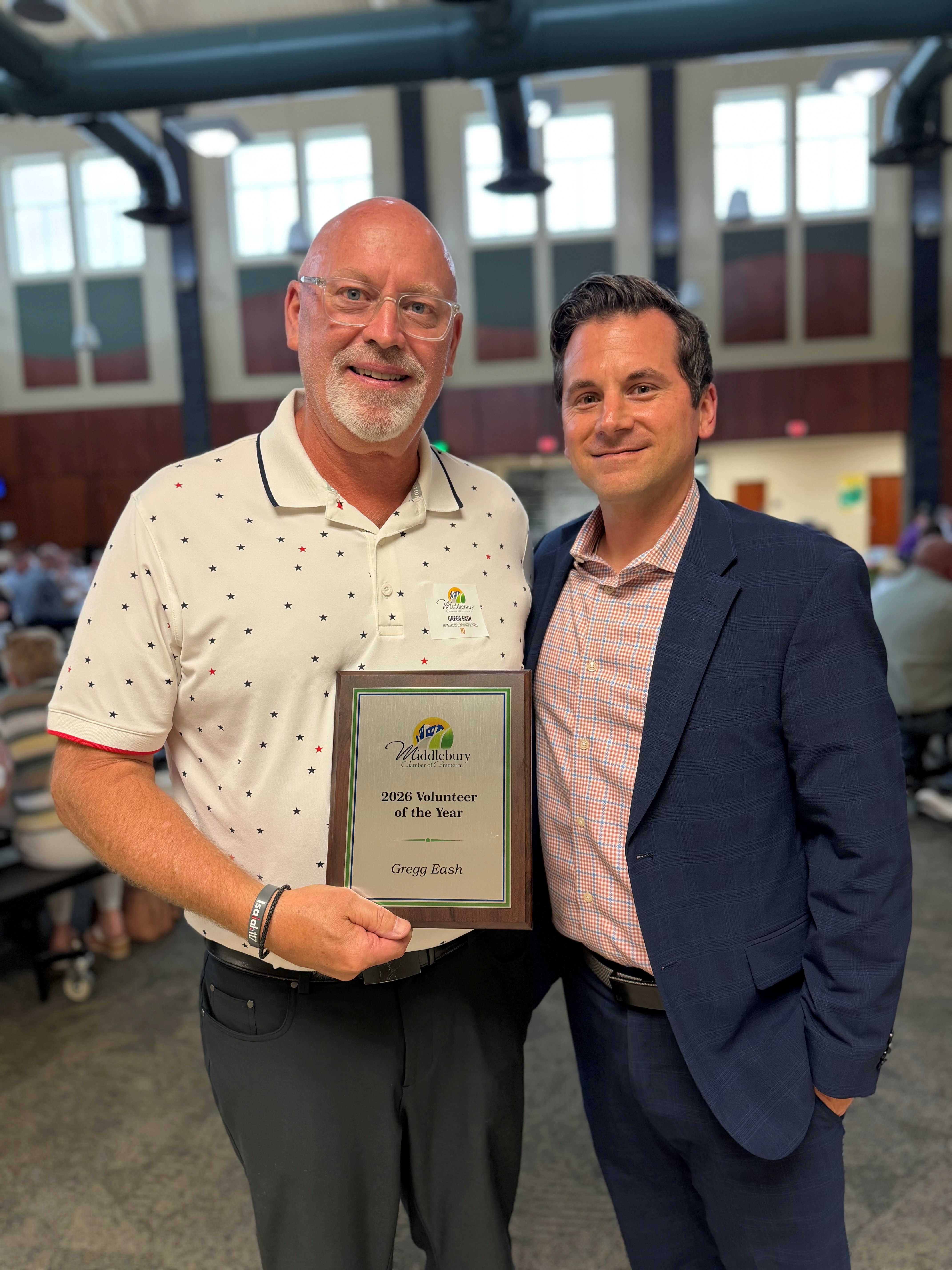 Middlebury Chamber of Commerce 2026 Volunteer of the Year