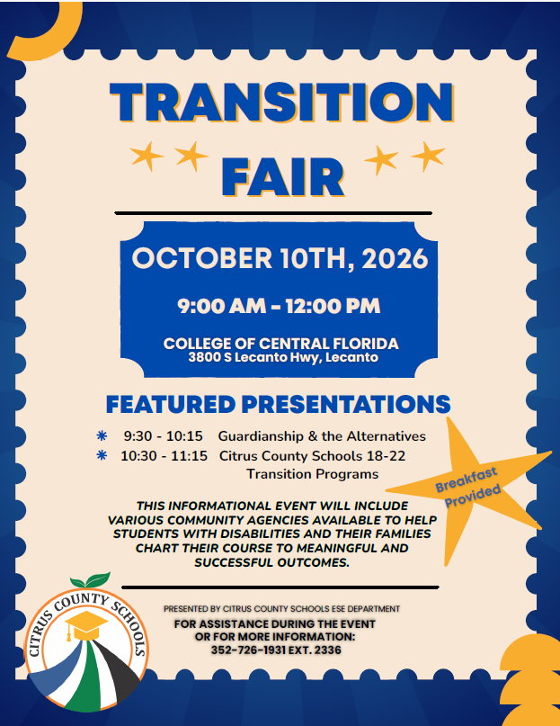 Citrus County Schools Transition Fair