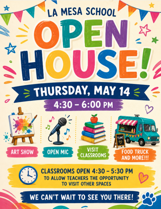 LM Open House this Thursday from 4:30-6pm - hope to see you there!!