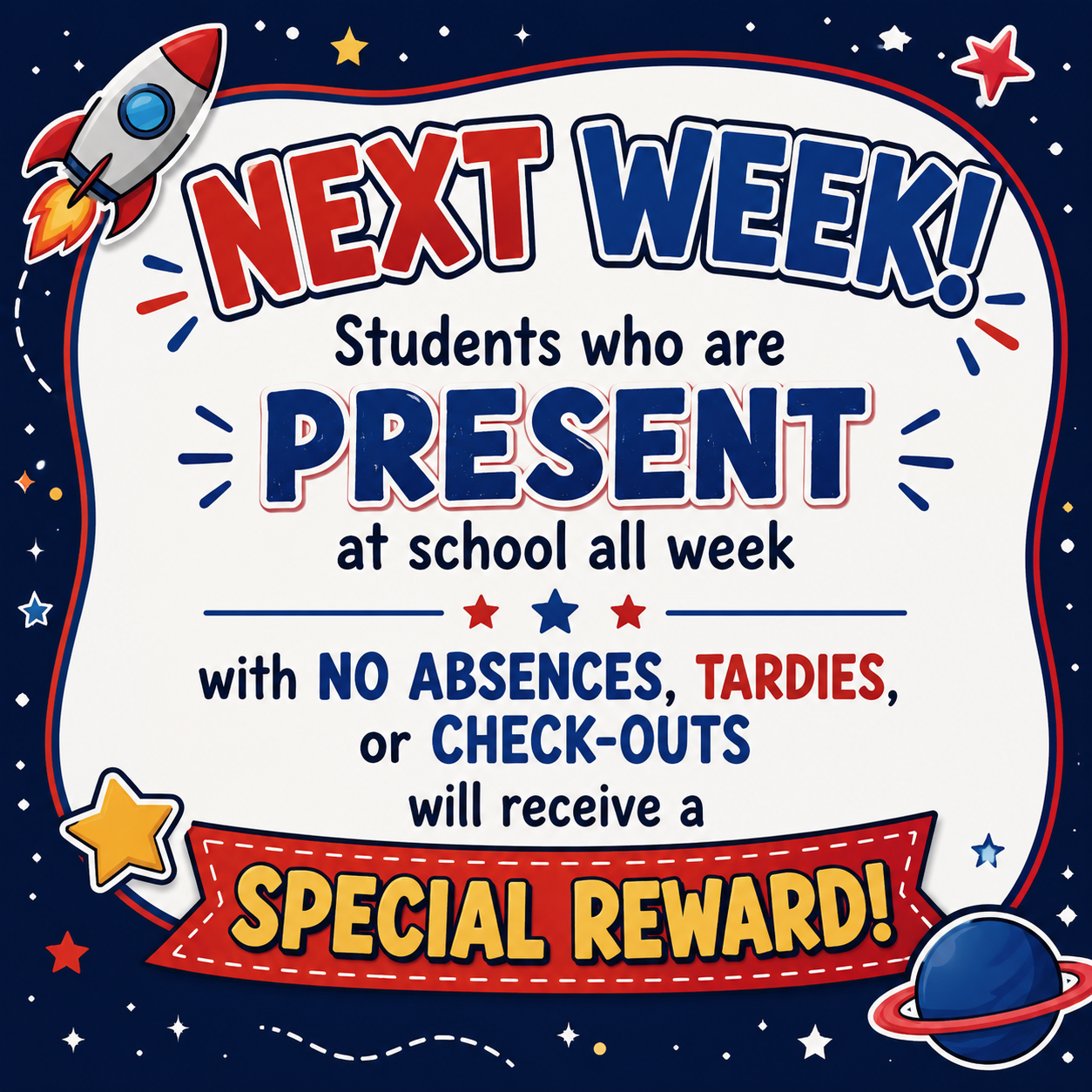 Attendance Challenge Next Week!