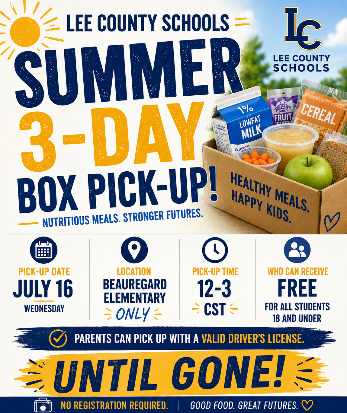LCS Summer Feeding 3-Day Box Pick-Up