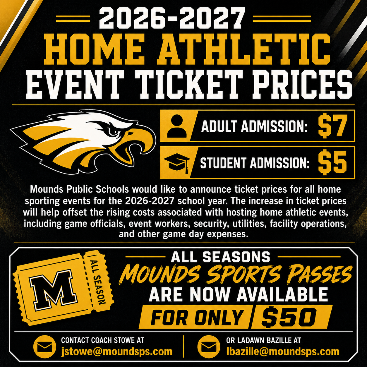 Home Athletic Event Ticket Prices & All Seasons Sports Passes