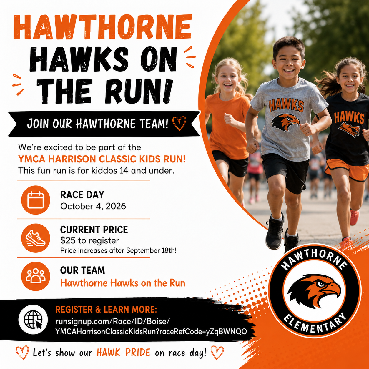 🏃‍♀️🦅 Calling all Hawthorne Hawks! 🦅🏃‍♂️