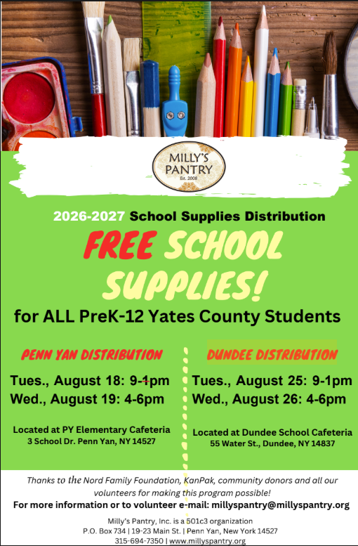 2026-2027 School Supply Distribution