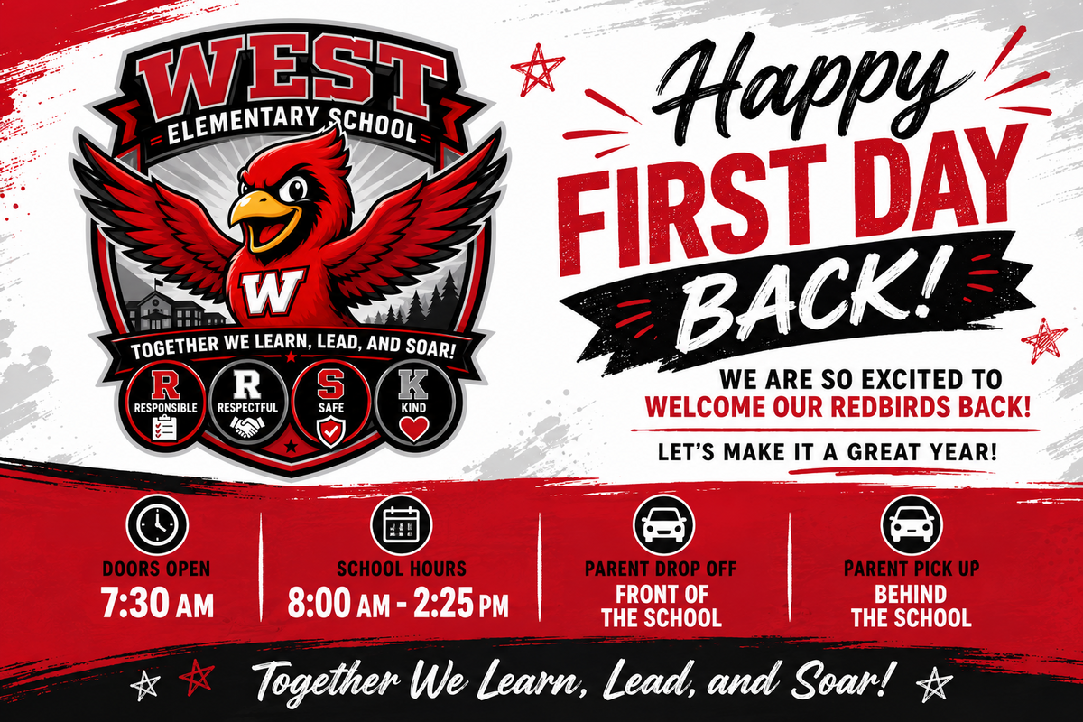 Welcome Back to West Elementary!