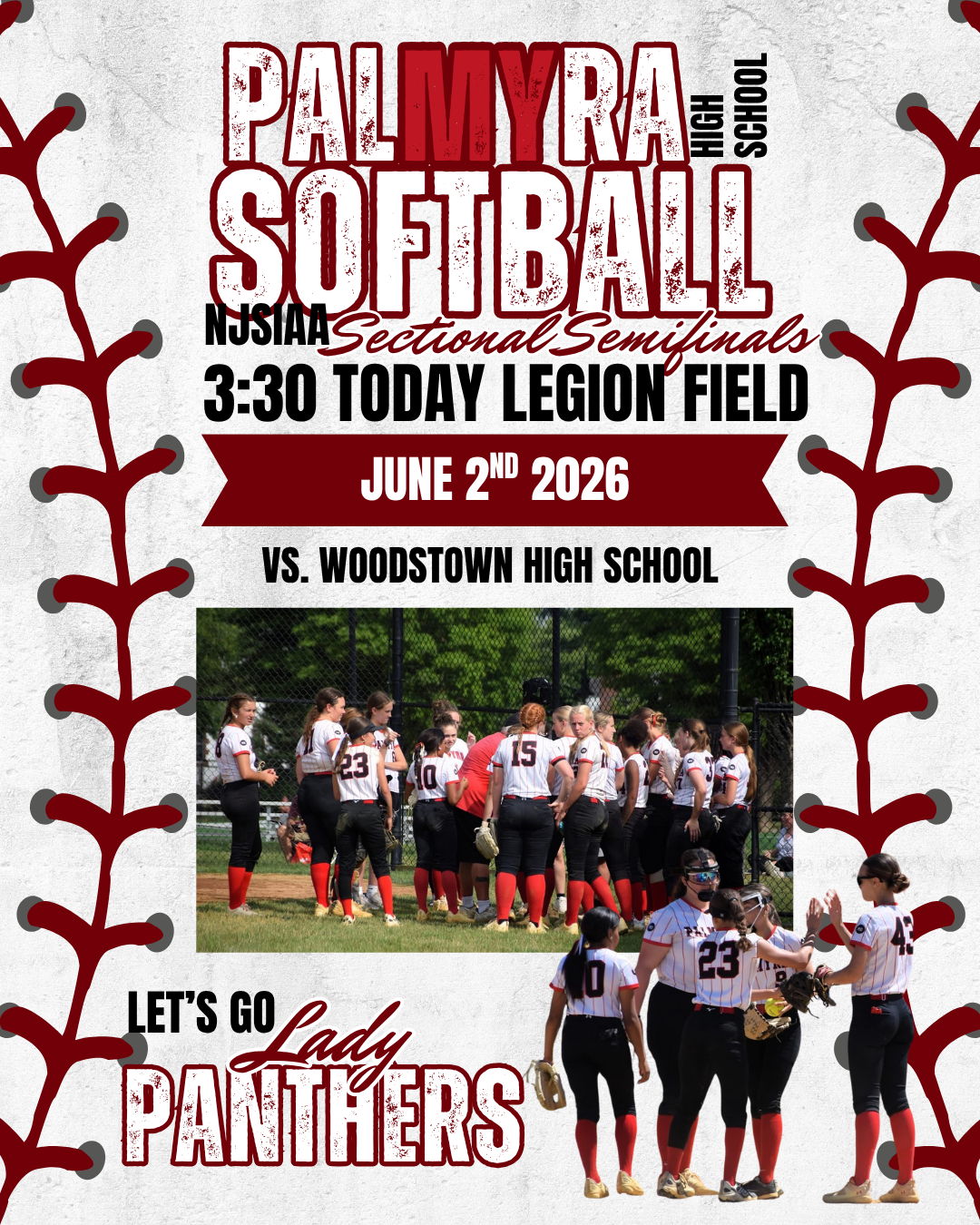 Join us today at Legion Field to root for our PHS Softball Team in the Sectional Semifinals!