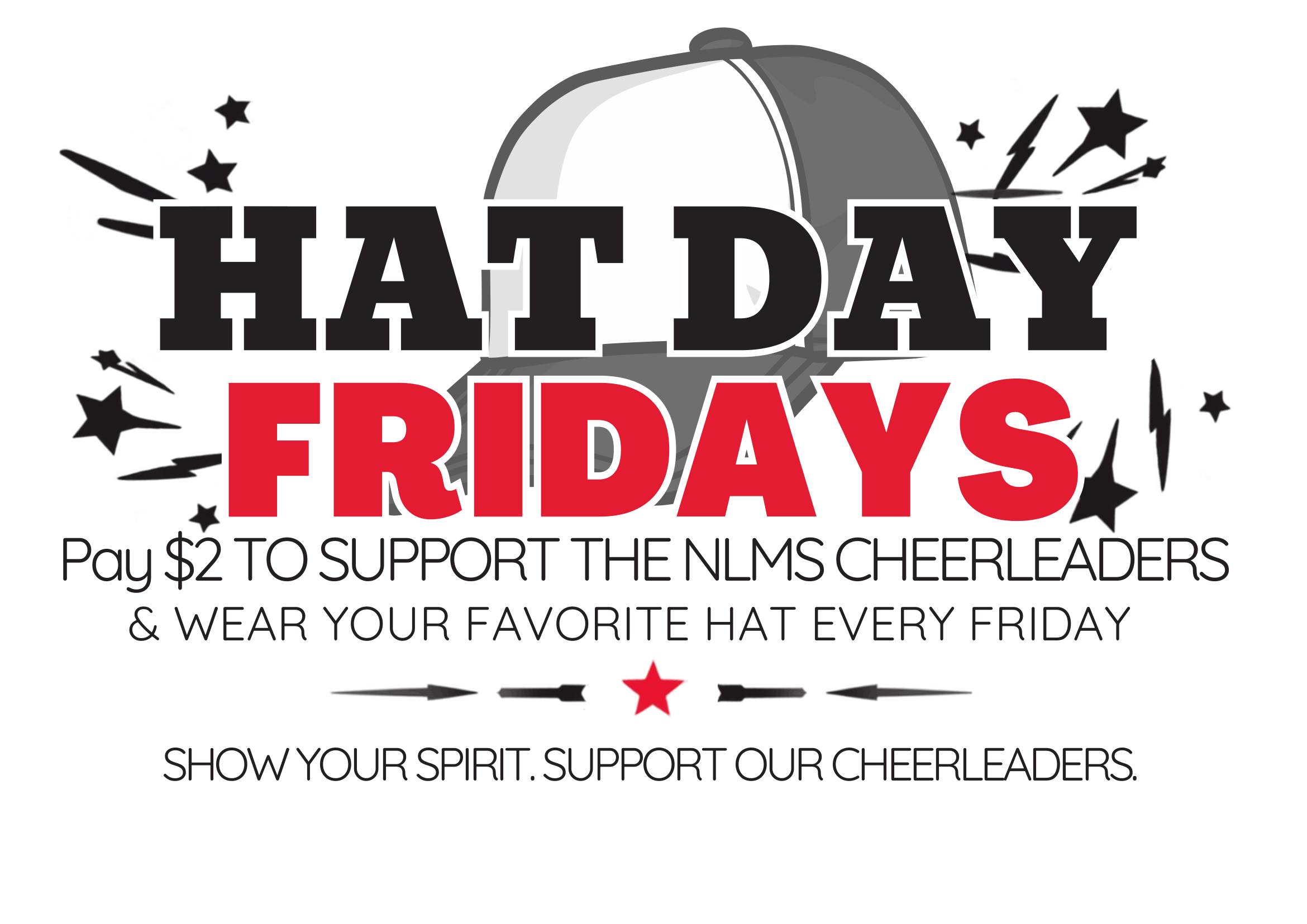 Hat Day Tomorrow - $2
