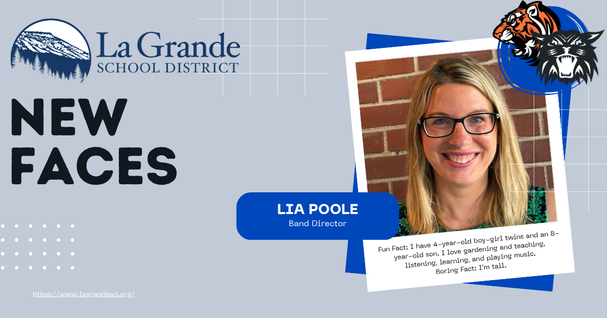 We welcome Lia Poole as La Grande's new Band Director!