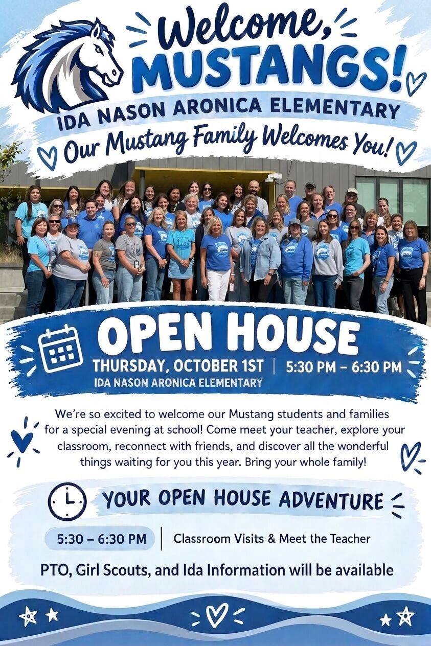 Ida Nason's Open House: Oct 1