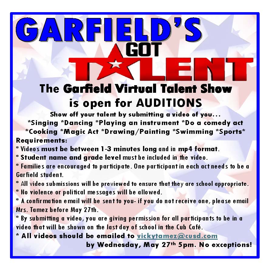 Time for Talent Show!