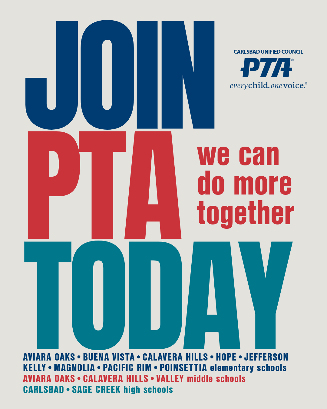 Join the PTA: We Can Do More Together!