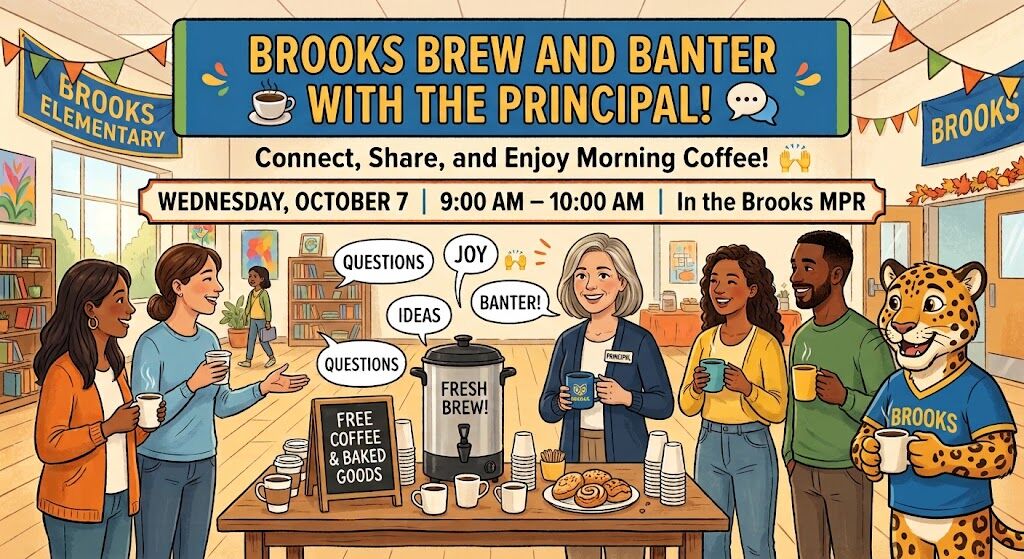 ☕️✨ You’re Invited! Brew & Banter with the Principal this Wednesday! 🎉☕️