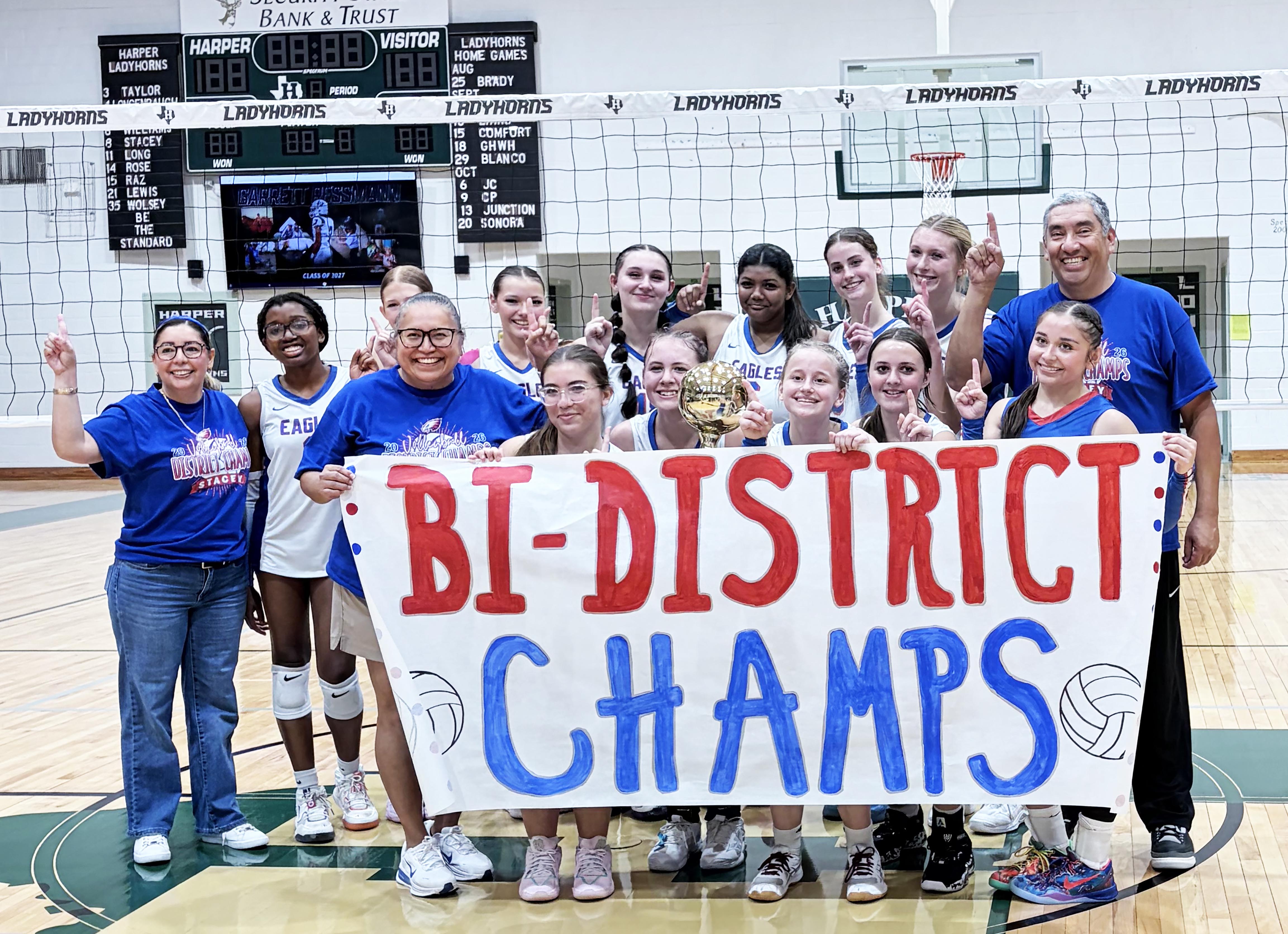 Lady Eagles Bi - District Champions