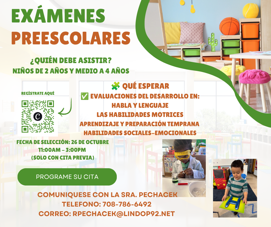 EXÁMENES PREESCOLARES